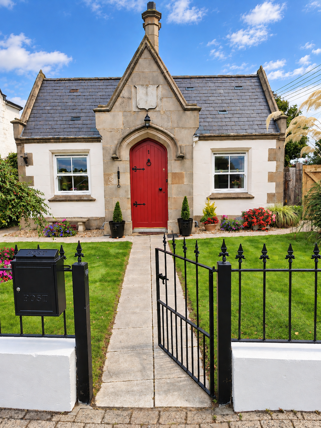 Gate lodge exterior restored — Groomsport