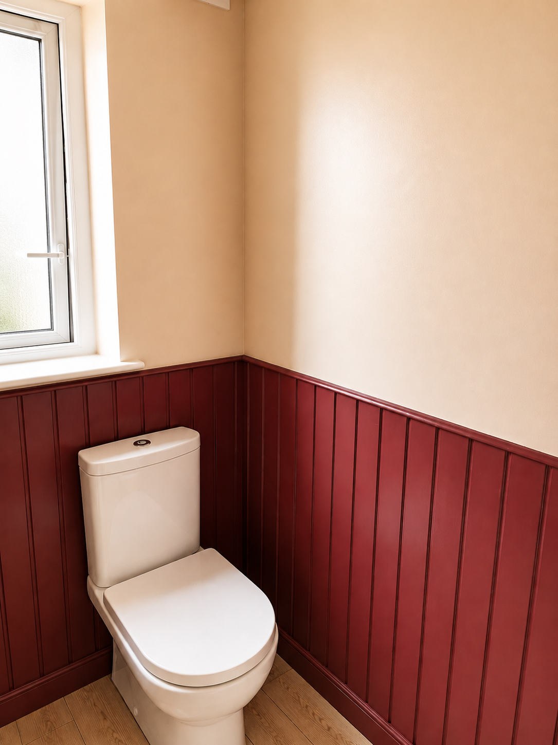 Cloakroom with Painted Timber Panelling — Bangor